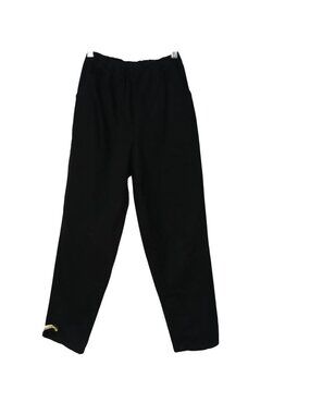 Denim & Co. Womens XXSP Pants Black Elastic Waist Pull On Pockets Stretch #Z-21